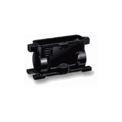 Embase encastrée 24B, Aluminium moulé sous pression, acier inoxydable, IP68/IP69K, Sortie basse